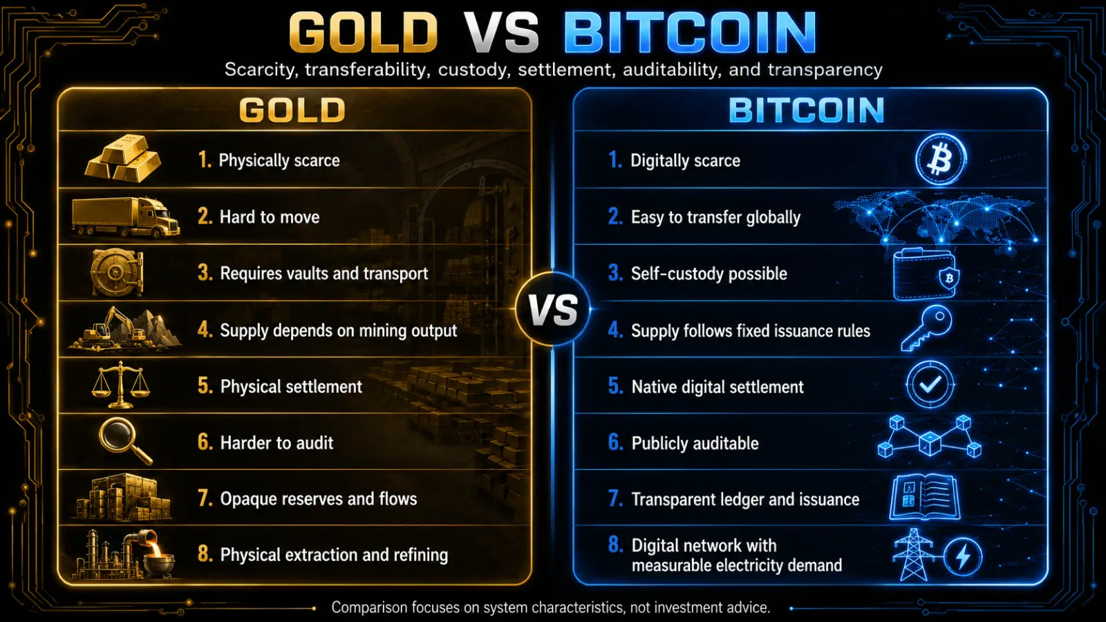 Gold vs. Bitcoin